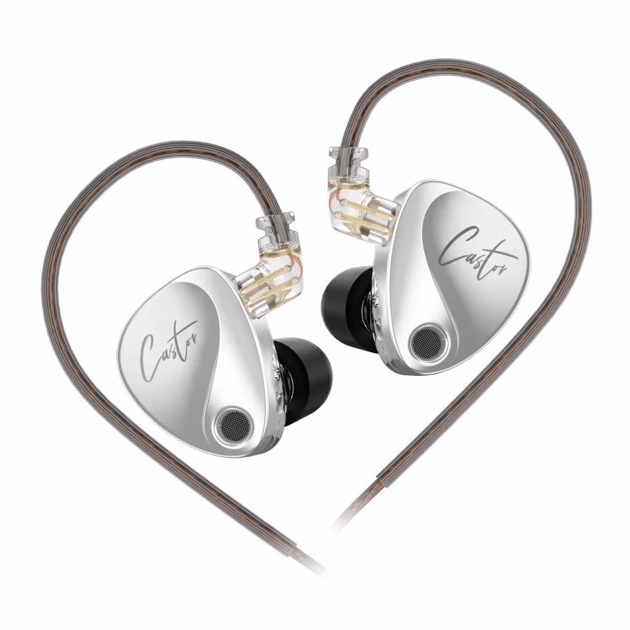 KZ Castor IEM, 2DD Dual Dynamic, 4-Level Tuning Switches