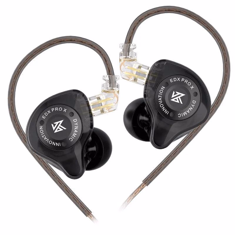 KZ EDX Pro X IEM, Super-Linear Dynamic Driver, Silver-Plated 2-Pin Cable