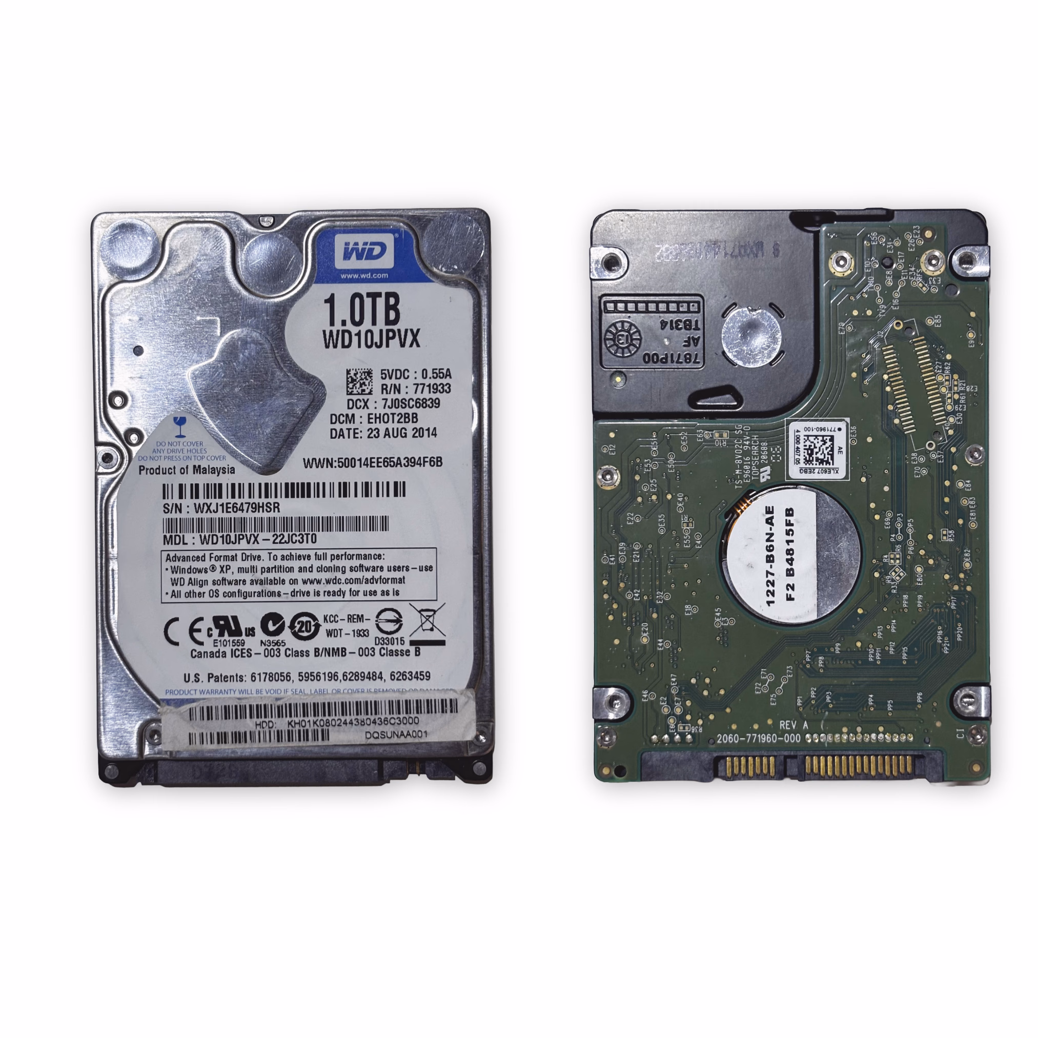 WD Blue 1TB 2.5" SATA Laptop Hard Drive