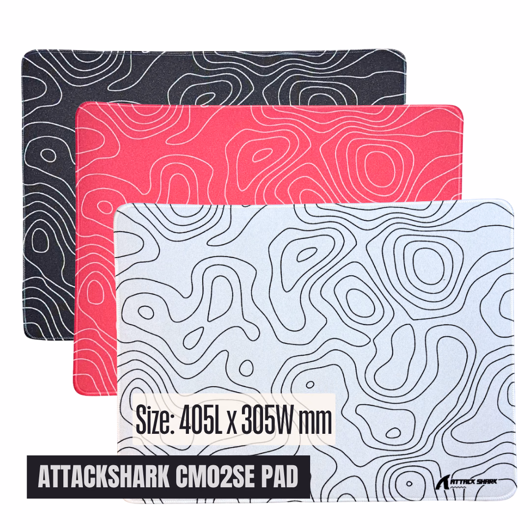 Attack Shark CM02SE Pad, 405x305mm, Micro-Textured Cloth Surface